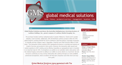 Desktop Screenshot of globalmedicalsolutions.com